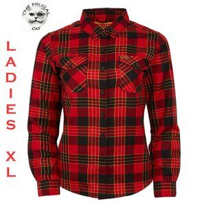 DIXXON FLANNEL - MENACE Flannel Shirt - Women's XL